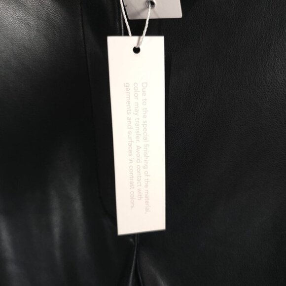 NWT JONATHAN SIMKHAI Faux Leather Wide Leg Pants STYLE 522-4058-V Jamie Size 10 - Picture 14 of 15